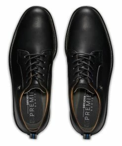 FootJoy Men's DryJoys Premiere Field Spikeless Golf Shoe - Black -Golf Bags Sales 2023 Mens DryJoys Premiere Field Spikeless Golf Shoe Black 2