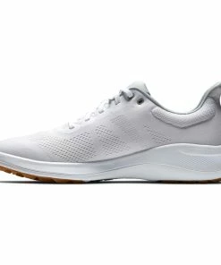 FootJoy Men's Flex Spikeless Golf Shoe - White -Golf Bags Sales 2023 Mens Flex Spikeless Golf Shoe White 6