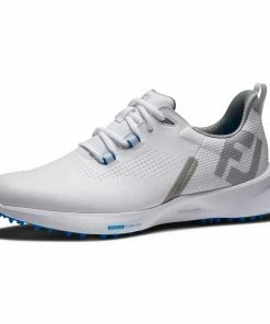 FootJoy Men's Fuel Spikeless Golf Shoe - White -Golf Bags Sales 2023 Mens Fuel Spikeless Golf Shoe White 6