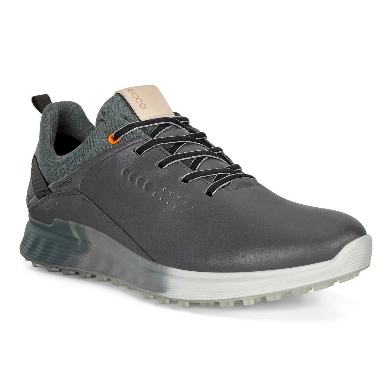 ECCO Men's Goretex S-Three Spikeless Golf Shoe - Grey 4 ECCO Men's Goretex S-Three Spikeless Golf Shoe - Grey - Image 2