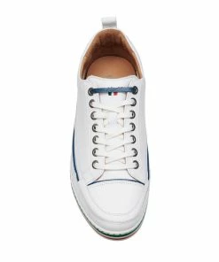 Duca Del Cosma Men's Monterosso Spikeless Golf Shoe - White -Golf Bags Sales 2023 Mens Monterosso Spikeless Golf Shoe White 2