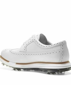 Cole Haan Men's Original Grand Tour Spiked Golf Shoe - White -Golf Bags Sales 2023 Mens Original Grand Tour Spiked Golf Shoe White 5