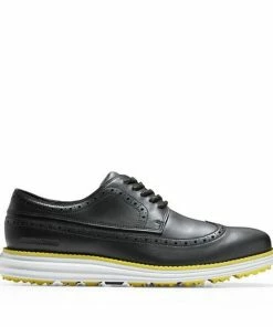 Cole Haan Men's Original Grand Wing Spikeless Golf Shoe - Black