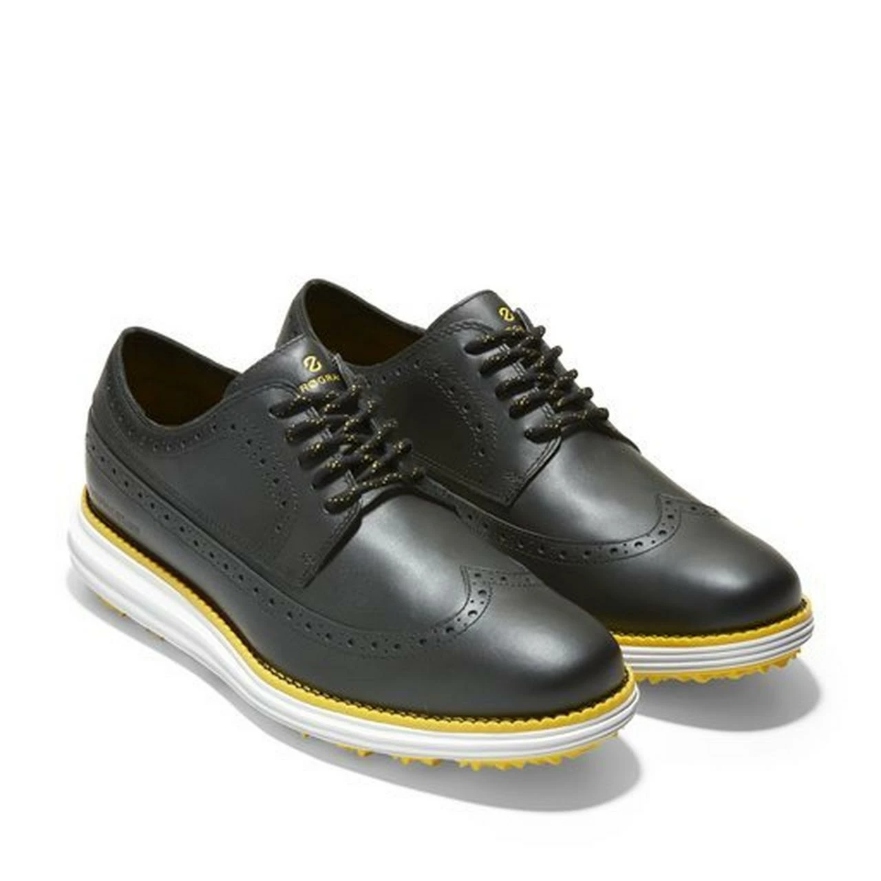 Cole Haan Men's Original Grand Wing Spikeless Golf Shoe - Black 6 Cole Haan Men's Original Grand Wing Spikeless Golf Shoe - Black - Image 4
