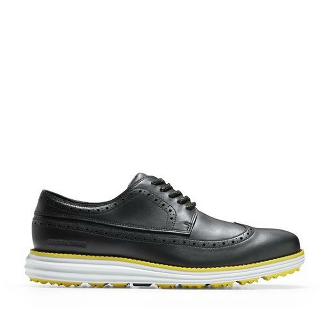 Cole Haan Men's Original Grand Wing Spikeless Golf Shoe - Black 3 Cole Haan Men's Original Grand Wing Spikeless Golf Shoe - Black