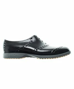 Biion Men's Oxford Classic Spikeless Shoe - Tux Black Lux