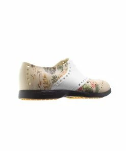 Biion Men's Oxford Pattern Spikeless Shoe - Tropical -Golf Bags Sales 2023 Mens Oxford Pattern Spikeless Shoe Tropical 2