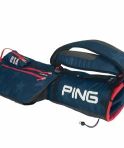 Ping Moonlite Golf Bag -Golf Bags Sales 2023 Moonlite 08 Navy Red 91530.1643328311