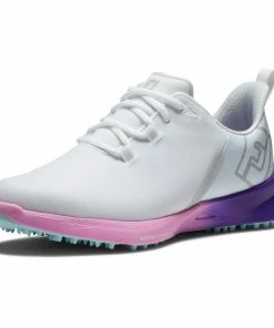 FootJoy Women's Fuel Sport Spikeless Golf Shoe - White/Multi -Golf Bags Sales 2023 Multi 20