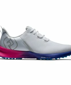 FootJoy Men's Fuel Sport Spikeless Golf Shoe - White/Multi