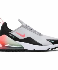 Nike Air Max 270 G Spikeless Golf Shoe - Grey/Black/Multi