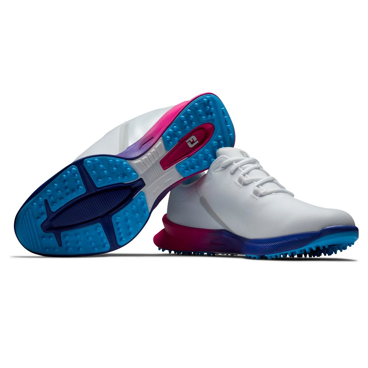 FootJoy Men's Fuel Sport Spikeless Golf Shoe - White/Multi 6 FootJoy Men's Fuel Sport Spikeless Golf Shoe - White/Multi - Image 4