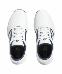 ADIDAS Men's Bounce 3.0 Spiked Golf Shoe - White/Navy -Golf Bags Sales 2023 Navy 6