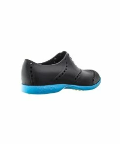 Biion Women's Oxford Bright Spikeless Shoe - Black/Neon Blue -Golf Bags Sales 2023 Neon Blue 2