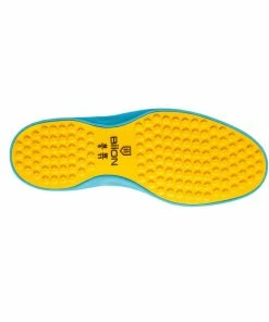 Biion Women's Oxford Bright Spikeless Shoe - Black/Neon Blue -Golf Bags Sales 2023 Neon Blue 4