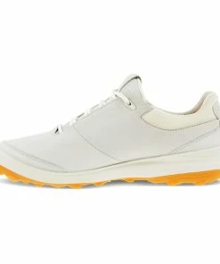 ECCO Women's Biom Hybrid 3 Spikeless Golf Shoe -White/Orange -Golf Bags Sales 2023 Orange 11