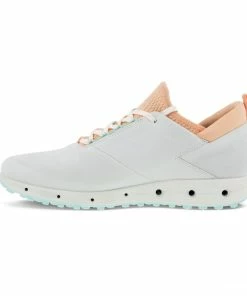 ECCO Women's Cool Pro Spikeless Golf Shoe - White/Orange -Golf Bags Sales 2023 Orange 4