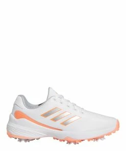 ADIDAS Women's ZG23 Spiked Golf Shoe - White/Peach