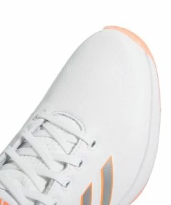 ADIDAS Women's ZG23 Spiked Golf Shoe - White/Peach -Golf Bags Sales 2023 Peach 8
