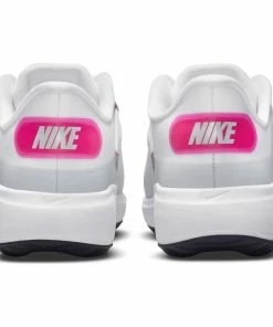 Nike Women's React Ace Tour Spikeless Golf Shoe - White/Pink -Golf Bags Sales 2023 Pink 10