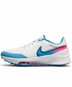 Nike Air Zoom Infinity Tour NXT% Spikeless Golf Shoe - White/Blue/Pink -Golf Bags Sales 2023 Pink 21
