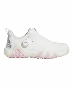 ADIDAS Women's CodeChaos 22 BOA Spikeless Golf Shoe - White/Pink