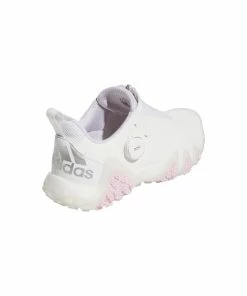 ADIDAS Women's CodeChaos 22 BOA Spikeless Golf Shoe - White/Pink -Golf Bags Sales 2023 Pink 32