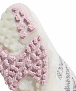 ADIDAS Women's CodeChaos 22 BOA Spikeless Golf Shoe - White/Pink -Golf Bags Sales 2023 Pink 34