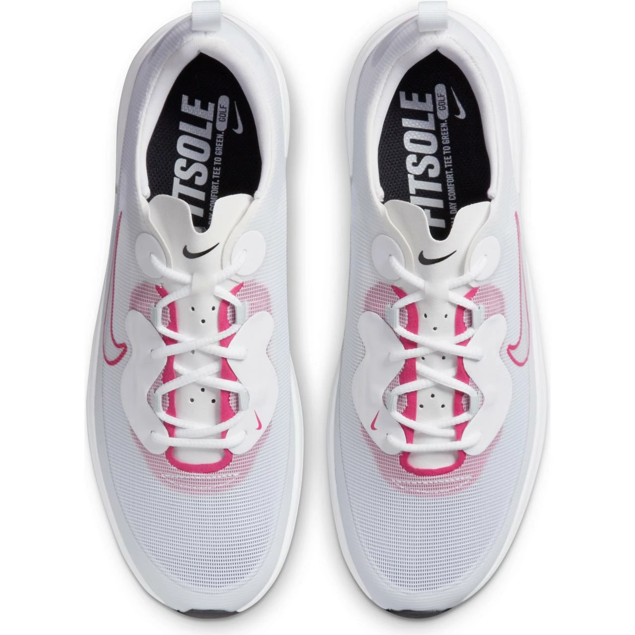 Nike Women's Ace Summerlite Spikeless Golf Shoe - White/Pink 5 Nike Women's Ace Summerlite Spikeless Golf Shoe - White/Pink - Image 3