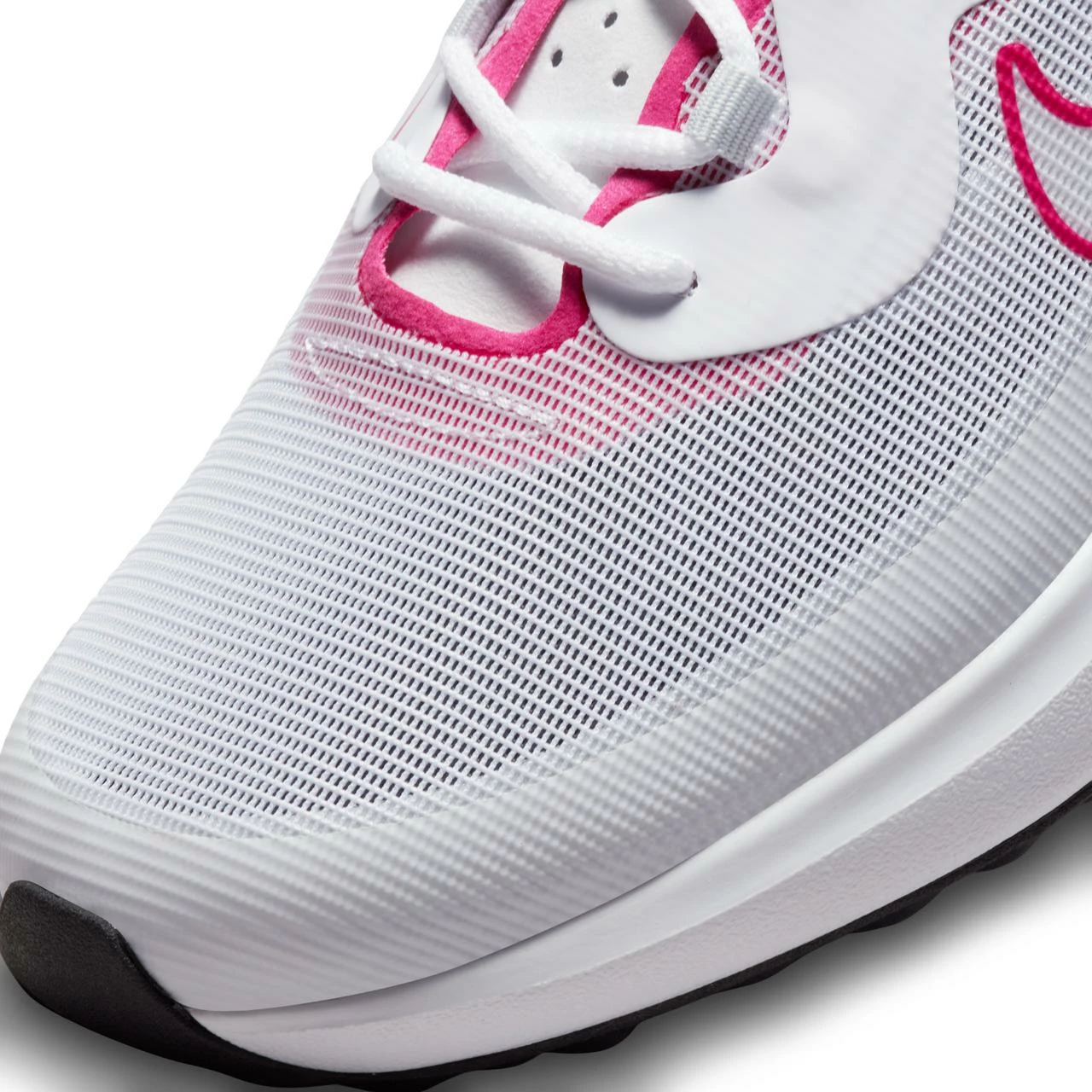 Nike Women's Ace Summerlite Spikeless Golf Shoe - White/Pink 8 Nike Women's Ace Summerlite Spikeless Golf Shoe - White/Pink - Image 6