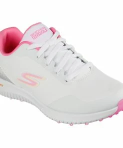 Skechers Women's Go Golf Max 2 Spikeless Golf Shoe - White/Pink -Golf Bags Sales 2023 Pink 51