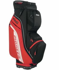 Ping Pioneer Cart Bag -Golf Bags Sales 2023 Pioneer 04 Red black 65212.1673993536
