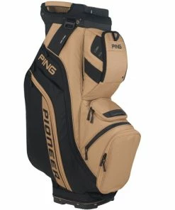 Ping Pioneer Cart Bag -Golf Bags Sales 2023 Pioneer 05 Black Tan 72170.1673993536