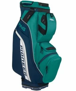 Ping Pioneer Cart Bag -Golf Bags Sales 2023 Pioneer 06 Navy Teal 09735.1673993536