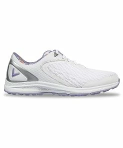 Callaway Women's Coronado V2 Spikeless Golf Shoe - White/Purple