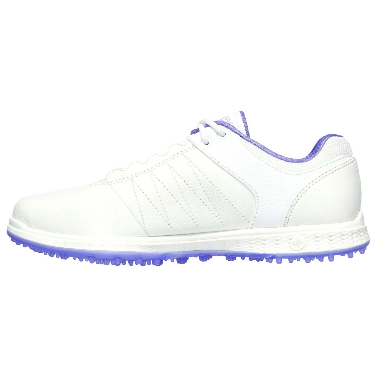 Skechers Women's Go Golf Pivot Spikeless Golf Shoe - White/Purple 7 Skechers Women's Go Golf Pivot Spikeless Golf Shoe - White/Purple - Image 5