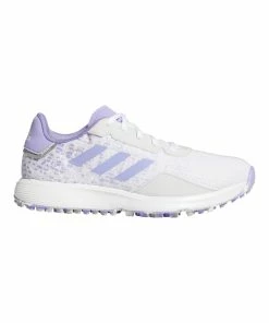 ADIDAS Junior S2G Spikeless Golf Shoe - White/Purple