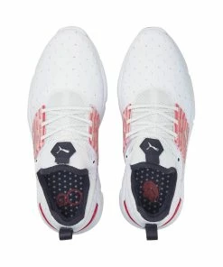 Puma Limited Edition - Men's Ignite ARTICULATE Love Golf/H8 Spiked Golf Shoe- White/Red -Golf Bags Sales 2023 Red 102