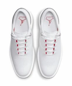 Nike Jordan ADG 4 Spikeless Golf Shoe - White/Red -Golf Bags Sales 2023 Red 112