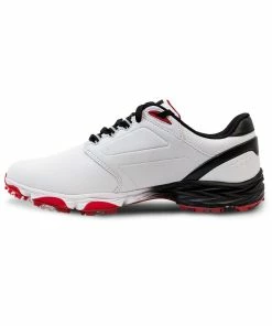 New Balance Men's Striker V3 Spiked Golf Shoe - White/Red -Golf Bags Sales 2023 Red 45