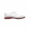 Biion Women's Oxford Bright Spikeless Shoe - White/Red -Golf Bags Sales 2023 Red 50