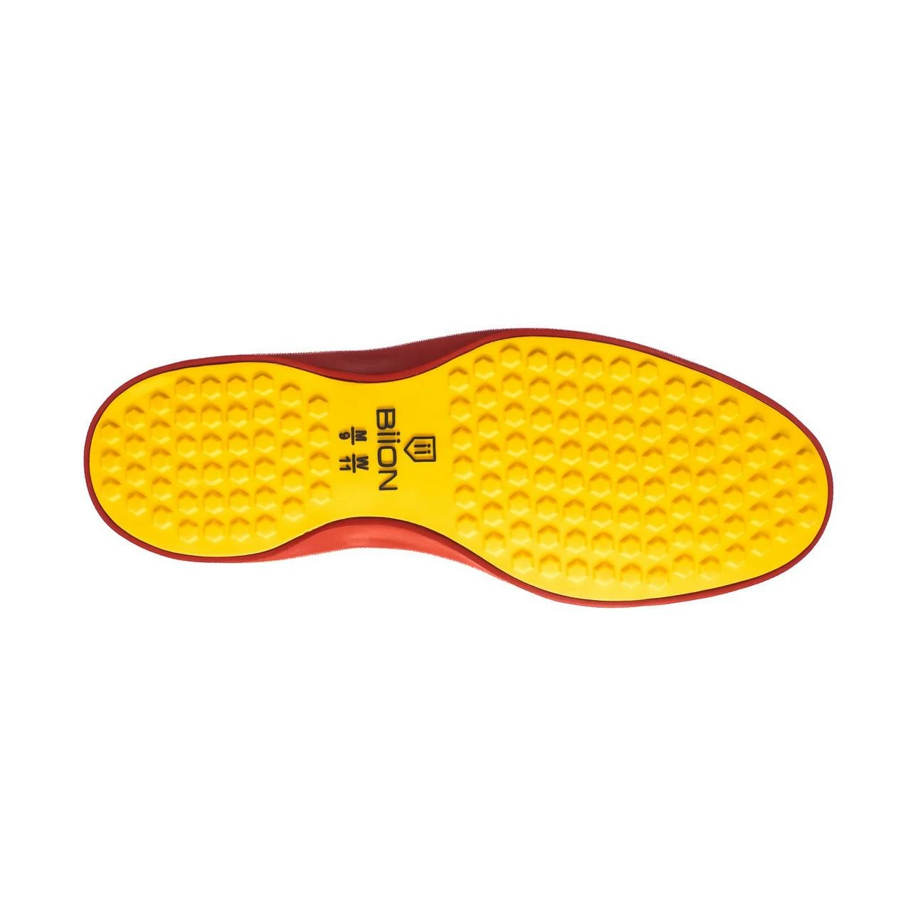 Biion Women's Oxford Bright Spikeless Shoe - White/Red 7 Biion Women's Oxford Bright Spikeless Shoe - White/Red - Image 5