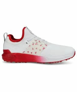 Puma Men's Ignite Articulate Maple Spiked Golf Shoe - White/Red -Golf Bags Sales 2023 Red 60