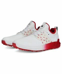 Puma Men's Ignite Articulate Maple Spiked Golf Shoe - White/Red -Golf Bags Sales 2023 Red 62