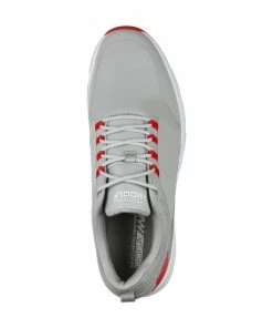 Skechers Men's Elite 4 Victory Spikeless Golf Shoe - Grey/Red -Golf Bags Sales 2023 Red 90