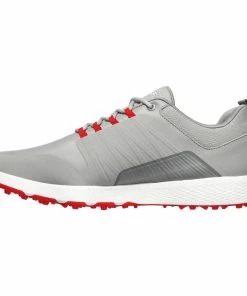 Skechers Men's Elite 4 Victory Spikeless Golf Shoe - Grey/Red -Golf Bags Sales 2023 Red 91