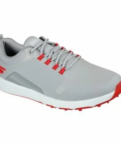 Skechers Men's Elite 4 Victory Spikeless Golf Shoe - Grey/Red -Golf Bags Sales 2023 Red 92