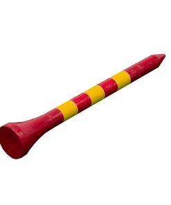 Ztech Red Tees With Yellow Stripes