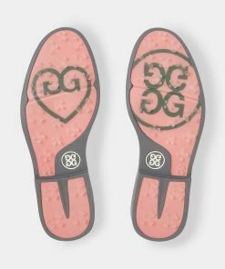 G/FORE Women's Cap Toe Gallivanter Spikeless Golf Shoe - White/Silver -Golf Bags Sales 2023 Silver 15