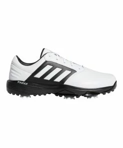 ADIDAS Men's 360 Bounce 2 Spiked Golf Shoe - White/Black/Silver